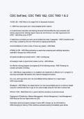 CDC Self Test TMO 1 & 2 &ndash; Study Guide & Exam Prep