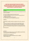 MRSO FINAL EXAM 2026 NEWEST EXAM PREP COMPLETE  QUESTIONS AND CORRECT ANSWERS WITH DETAILED RATIONALES &vert;MAGNETIC RESONANCE SAFETY OFFICER EXAM LATEST UPDATE ALREADY GRADED A&plus;&vert;&vert;BRAND NEW VERSION&excl;&excl; 
