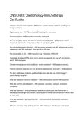 ONS ONCC Chemotherapy Immunotherapy Certification &ndash; Study Guide & Exam Prep