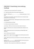 ONS ONCC Chemotherapy Immunotherapy Certificate &lpar;1&rpar; &ndash; Study Guide & Exam Prep