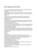 PALS Updated Final Exam &ndash; Pediatric Advanced Life Support Study Guide & Exam Prep