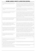 NCSBN Lesson 2 Safety & Infection Control Questions & Answers NCLEX Nursing Study Guide 2026-2027