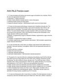 AHA PALS Practice Exam &ndash; Pediatric Advanced Life Support Study Guide & Exam Prep
