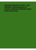 Pesticide Applicators License Core 2026&sol; 2027 &ndash; Pesticide Certification Study Guide&comma; Practice Questions & Answers