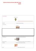 Anatomy Final Exam Review latest update 