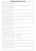 RN Mental Health Nursing Exam Questions & Answers ATI Study Guide 2026-2027