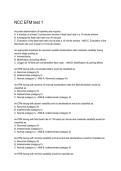 NCC EFM Test 1 Questions & Answers 2026&sol;2027 &vert; EFM Exam Prep