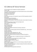 ICC California UST Service Technician Questions & Answers 2026&sol;2027 &vert; Exam Prep