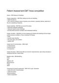Patient Assessment EMT HOSA Competition Questions & Answers 2026&sol;2027 &vert; Exam Prep