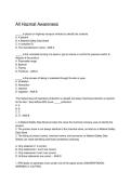All Hazmat Awareness Questions & Answers 2026&sol;2027 &vert; HazMat Exam Prep