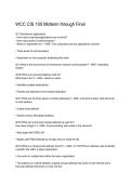 WCC CIS 105 Midterm Through Final Study Guide &vert; Practice Questions & Answers 2026&sol;2027