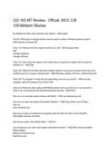 CIS 105 Midterm Review &ndash; Official WCC &vert; Study Guide&comma; Practice Questions & Answers 2026&sol;2027