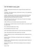 CIS 105 Midterm Study Guide &vert; Practice Questions&comma; Answers & Exam Review 2026&sol;2027