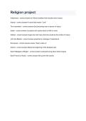 Religion Project Study Guide &vert; Religious Studies Project&comma; Questions & Answers 2026&sol;2027