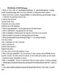 NUR 144 Unit 2 Exam Study Guide 2026 &ndash; Nursing Exam Review&NewLine;&NewLine;