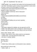 NUR 144 Comprehensive Final Exam Prep 2026 &ndash; Nursing Study Guide