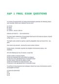 A&Pd1dFINALdEXAMdQUESTIONS