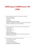 LSB2605 Assignment 2 &lpar;ANSWERS&rpar; Semester 2 2026 &lpar;279509&rpar; 