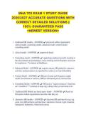 MHA 702 EXAM 1 STUDY GUIDE &NewLine;2026&sol;2027 ACCURATE QUESTIONS WITH &NewLine;CORRECT DETAILED SOLUTIONS &vert;&vert; &NewLine;100&percnt; GUARANTEED PASS &NewLine;<NEWEST VERSION> 