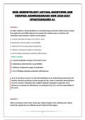 HESI GERONTOLOGY &vert;ACTUAL QUESTIONS AND VERIFIED ANSWERS&vert;BRAND NEW 2026-2027 UPDATE&vert;GRADED A&plus;