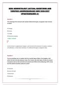 HESI GERONTOLOGY &vert;ACTUAL QUESTIONS AND VERIFIED ANSWERS&vert;BRAND NEW 2026-2027 UPDATE&vert;GRADED A&plus;