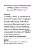 NR 566 Midterm Exam 2026 Questions and Answers with Rationales &vert; Advanced Pharmacology &vert; Chamberlain FNP &vert; Weeks 1-4 &vert; Graded A&plus;
