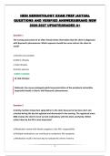 HESI GERONTOLOGY EXAM PREP &vert;ACTUAL QUESTIONS AND VERIFIED ANSWERS&vert;BRAND NEW 2026-2027 UPDATE&vert;GRADED A&plus;