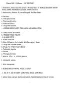 NSG 124 Pharmacology Exam 1 Notes Study Guide 2026 &ndash; Nursing Review