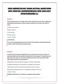 HESI GERONTOLOGY EXAM &vert;ACTUAL QUESTIONS AND VERIFIED ANSWERS&vert;BRAND NEW 2026-2027 UPDATE&vert;GRADED A&plus;