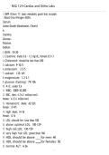 NSG 124 Cardiac and Orthopedic Labs Study Guide 2026 &ndash; Nursing Review