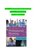 Test Bank for Leddy & Pepper&rsquo;s Professional Nursing 10th Edition &vert; Lucy Hood &vert; Chapters 1-22