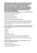 NSG 552 Psychopharmacology &vert; Wilkes University &vert; 2026&ndash;2027 Study Guide & Exam Prep &vert; NSG 552 Exams 1&comma; 2 & 3 Review &vert; Advanced Practice Psychiatric Nursing &vert; Neurotransmitters & Receptors&comma; Pharmacokinetics & Pharmacodynamics&comma; Antidepressants&comma; Antipsychotic