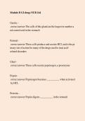 NUR 144 Module D GI Drugs Study Guide 2026 &ndash; Pharmacology Nursing Review&NewLine;&NewLine;