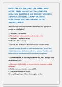USPS EXAM 421 WINDOW CLERK EXAM &vert;&vert; MOST &NewLine;RECENT EXAM 2026&vert;2027 ACTUAL COMPLETE                &NewLine;REAL EXAM QUESTIONS AND CORRECT ANSWERS &NewLine;&lpar;VERIFIED ANSWERS&rpar; ALREADY GRADED A&plus; &vert; &NewLine;GUARANTEED SUCCESS&excl;&excl; NEWEST EXAM &vert;               &NewLine;JUST RELEASED&excl;&excl; 