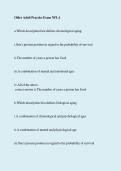 Older Adult Practice Exam NFLA 2026 &ndash; Comprehensive Nursing Review