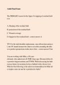 Adult Health Final Exam Study Guide 2026 &ndash; Comprehensive Nursing Review