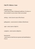 PATH 370 Midterm Study Guide 2026 &ndash; Pathophysiology Review