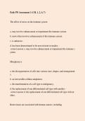 PATH 370 Assessment 1 2026 &ndash; Chapters 1&comma; 2&comma; 4 & 7 Pathophysiology Review
