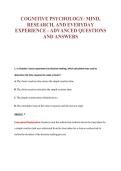 COGNITIVE PSYCHOLOGY&colon; MIND&comma;&NewLine;RESEARCH&comma; AND EVERYDAY&NewLine;EXPERIENCE - ADVANCED QUESTIONS&NewLine;AND ANSWERS