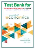 Test Bank for Essentials of Economics 5th Edition by Stanley L&period; Brue&comma; Campbell R&period; McConnell and Sean Masaki Flynn isbn-9781265350642