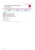 Basic Code Enforcement TEEX TDLR Certification Exam 2026&sol;2027 &ndash; Questions and Answers &vert; 100&percnt; Verified &vert; Detailed Rationales &ndash; Pass Guaranteed &ndash; A&plus; Graded&NewLine;&NewLine;