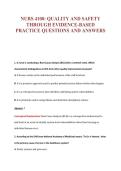 NURS 4100 EXAM Bundle &vert; Update Questions with complete and Verified solutions&period;