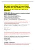 Gastrointestinal Nursing&rsqb; COMPLETE EXAM QUESTIONS &NewLine;AND VERIFIED ANSWERS &vert; 2026&ndash;2027 LATEST UPDATE &vert; &NewLine;GUARANTEED PASS &vert; DETAILED RATIONALES &vert; FULL STUDY &NewLine;GUIDE &vert; EXAM PREP &vert; PRACTICE TEST &vert; CERTIFICATION &NewLine;PREPARATION 