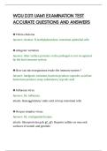 WGU D311 UAM1 EXAMINATION TEST&NewLine;ACCURATE QUESTIONS AND ANSWERS