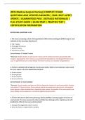 HESI Medical-Surgical Nursing&rsqb; COMPLETE EXAM &NewLine;QUESTIONS AND VERIFIED ANSWERS &vert; 2026&ndash;2027 LATEST &NewLine;UPDATE &vert; GUARANTEED PASS &vert; DETAILED RATIONALES &vert; &NewLine;FULL STUDY GUIDE &vert; EXAM PREP &vert; PRACTICE TEST &vert; &NewLine;CERTIFICATION PREPARATION