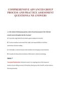 GROUPS PROCESS AND PRACTICE  EXAM Bundle &vert; Update Questions with complete and Verified solutions&period;