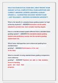 WGU D184 EXAM ACTUAL EXAM 2026 &vert;&vert; MOST RECENT EXAM &NewLine;2026&vert;2027 ACTUAL COMPLETE REAL EXAM QUESTIONS AND &NewLine;CORRECT ANSWERS &lpar;VERIFIED ANSWERS&rpar; ALREADY &NewLine;GRADED A&plus; &vert; GUARANTEED SUCCESS&excl;&excl; NEWEST EXAM                  &NewLine;&vert; JUST RELEASED&excl;&excl; &vert; WESTERN GOVERNORS UNI