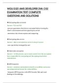 WGU D321 AWS DEVELOPER DVA C02&NewLine;EXAMINATION TEST COMPLETE&NewLine;QUESTIONS AND SOLUTIONS