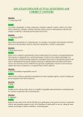 QPA EXAM UPDATED ACTUAL QUESTIONS AND&NewLine;CORRECT ANSWERS