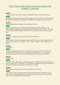 CTEL 1 EXAM UPDATED ACTUAL QUESTIONS AND&NewLine;CORRECT ANSWERS
